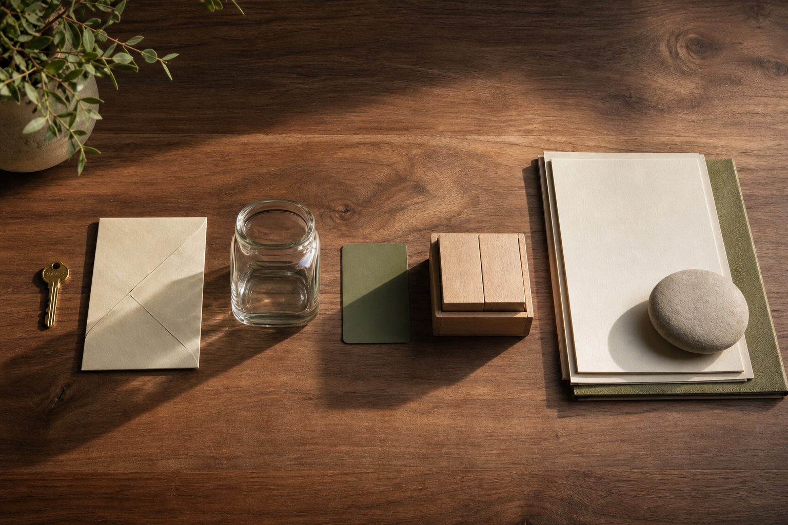 Household planning objects arranged from immediate needs to long-term goals